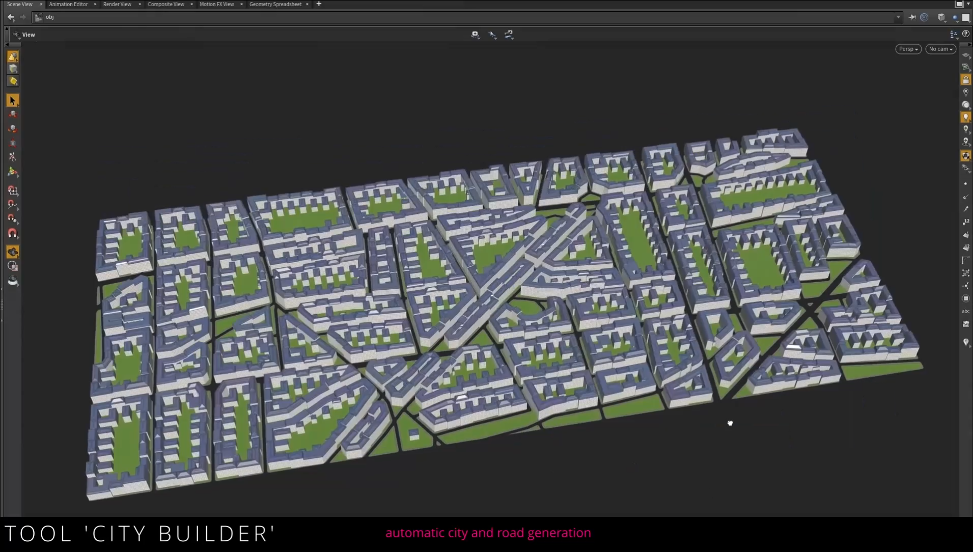 CITY BUILDER - Procedural Modeling